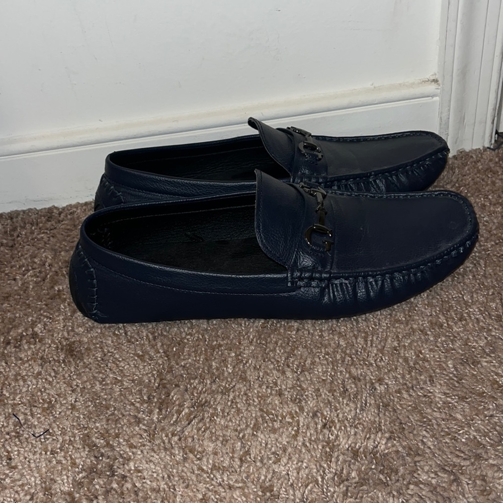 Navy Blue Loafers
